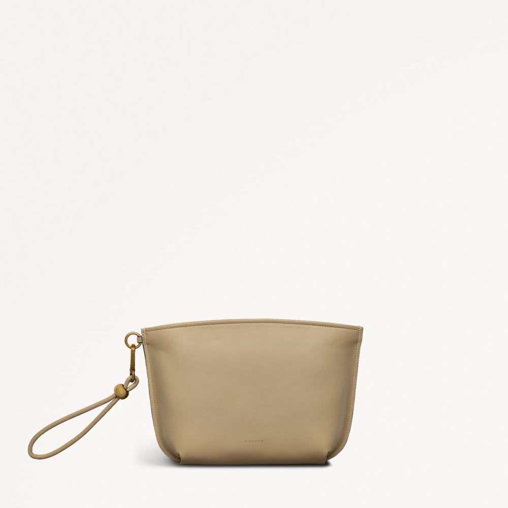 Women's | Radley London The Romilly - Medium Ziptop Clutch - Stone