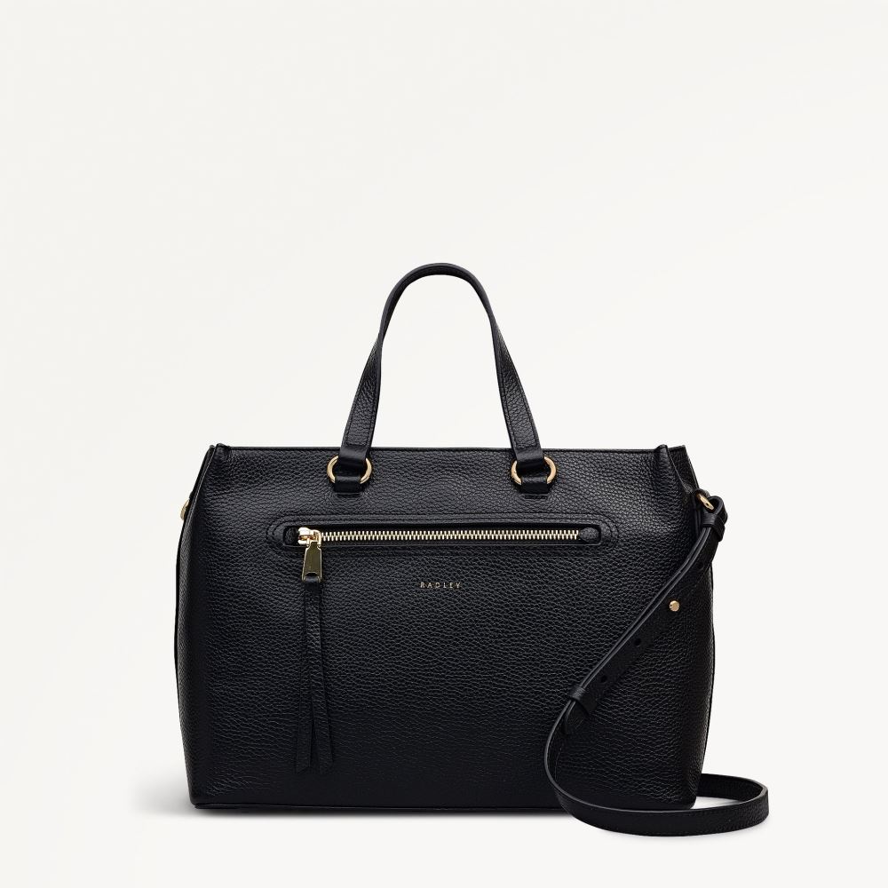 Women's | Radley London Pickwick - Medium Ziptop Grab - Black
