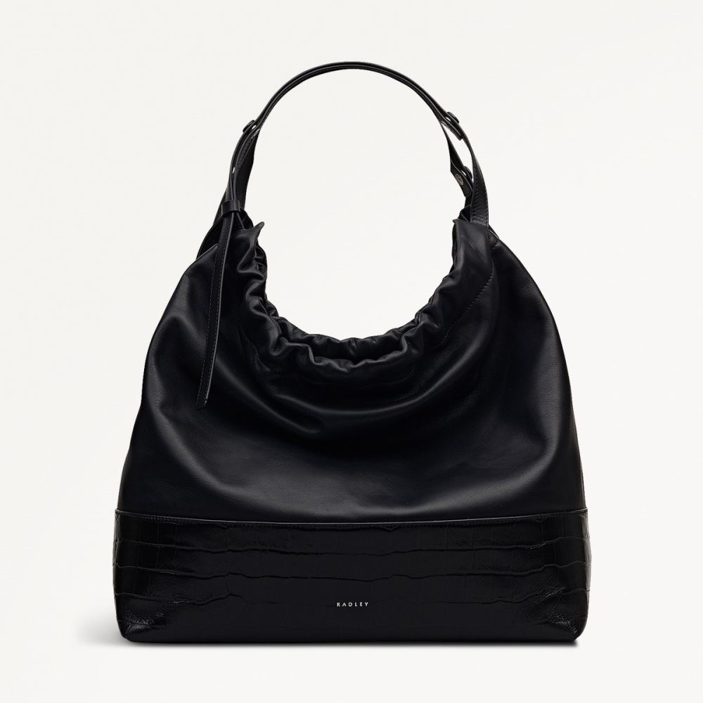 Women's | Radley London The Portobello - Large Drawstring Shoulder - Black