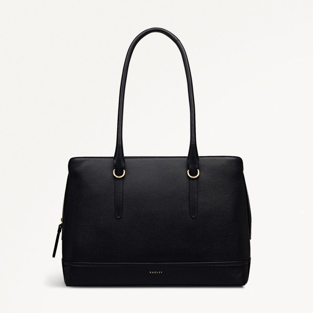 Women's | Radley London Paddington Place - Medium Ziptop Shoulder - Black