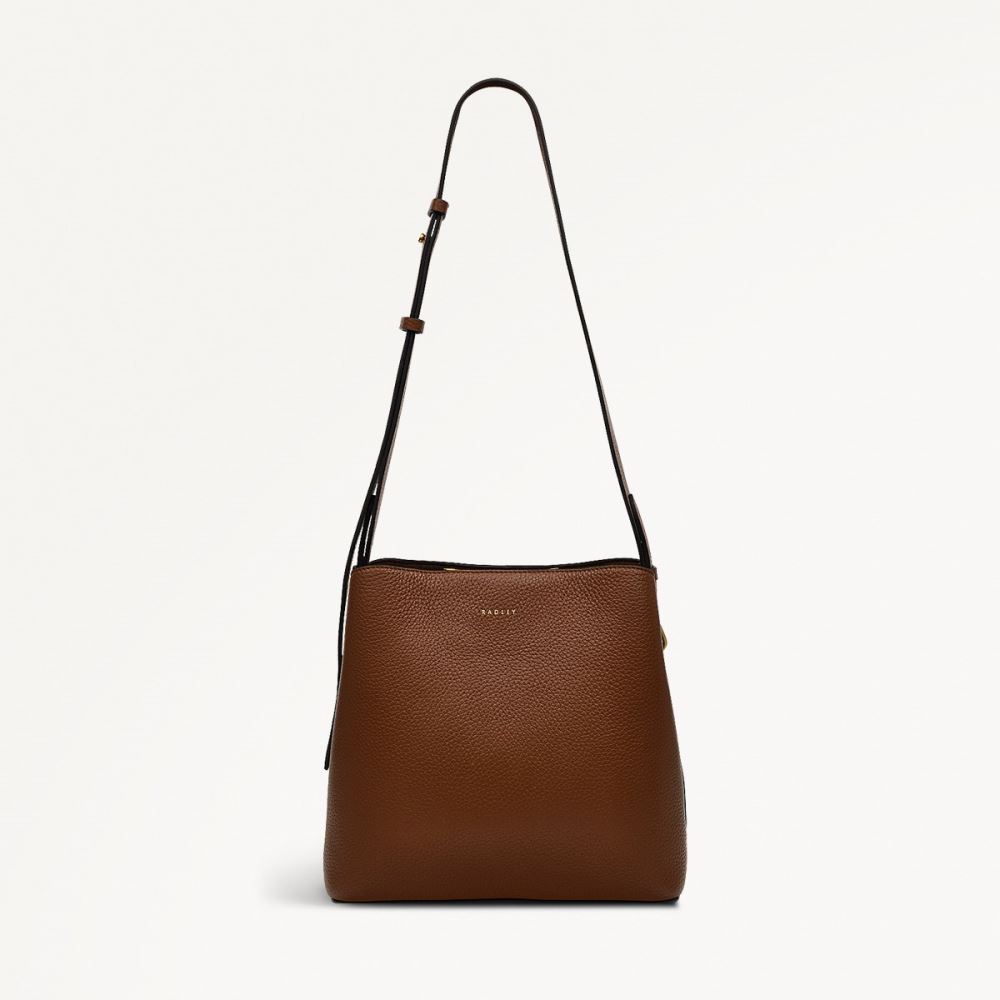 Women's | Radley London Dukes Place - Medium Compartment Crossbody - Saddle
