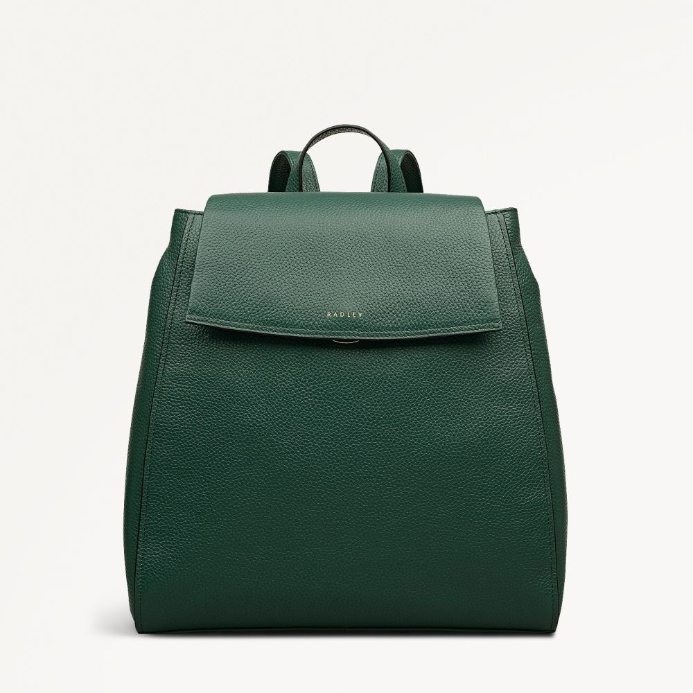 Women's | Radley London Pickwick - Medium Flapover Backpack - Cedar
