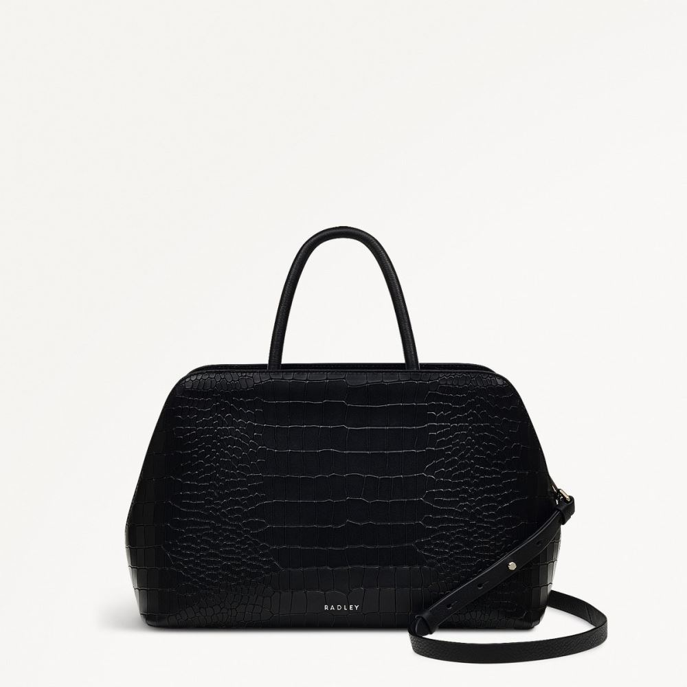 Women's | Radley London Liverpool Street - Medium Ziptop Grab - Black