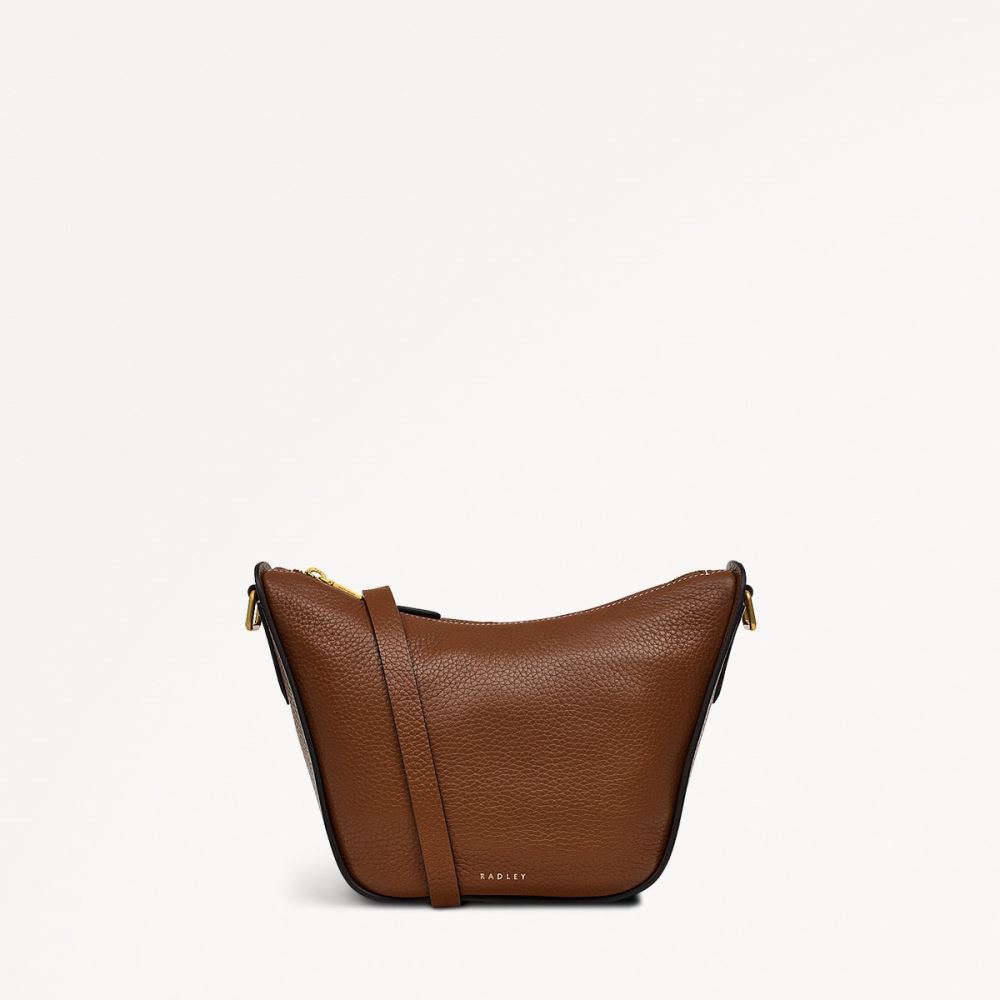 Women's | Radley London Oak Street - Small Ziptop Crossbody - Saddle