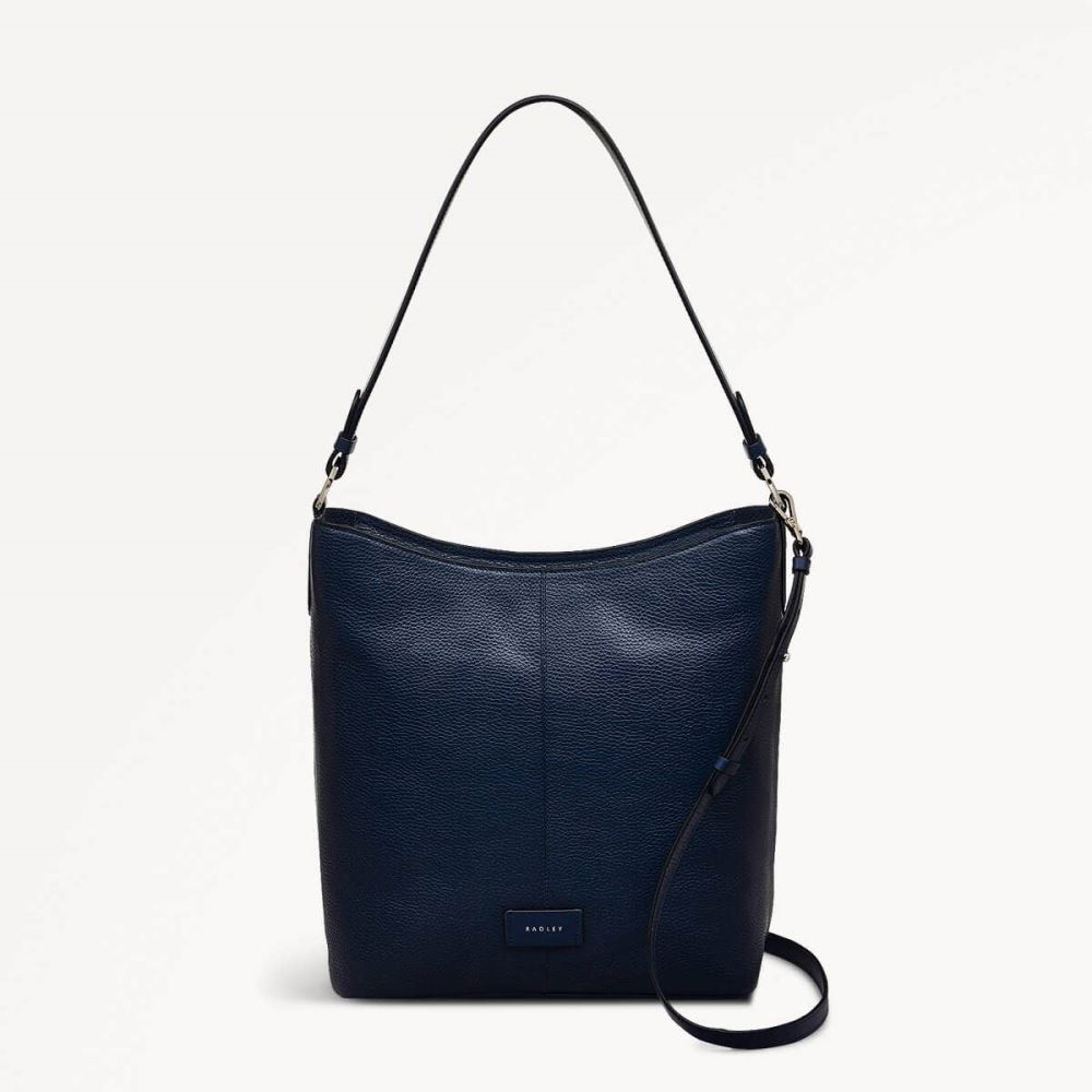 Women's | Radley London Southwark Lane - Large Ziptop Shoulder - Ink
