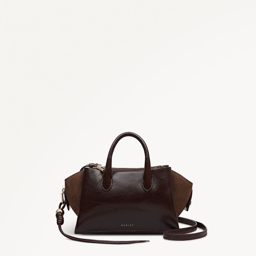 Women's | Radley London The Romilly - Small Ziptop Grab - Dark Oak
