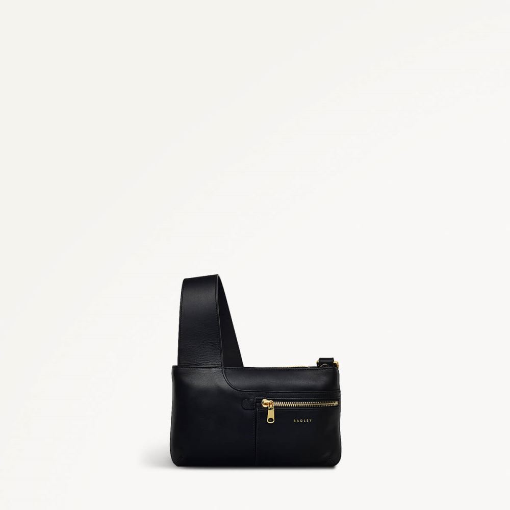 Women's | Radley London Pockets - Mini Ziptop Crossbody - Black