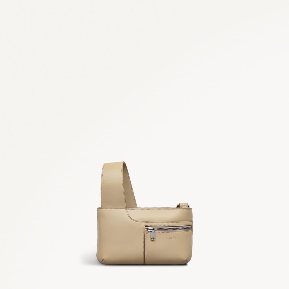 Women's | Radley London Pockets - Mini Ziptop Cross Body - Stone