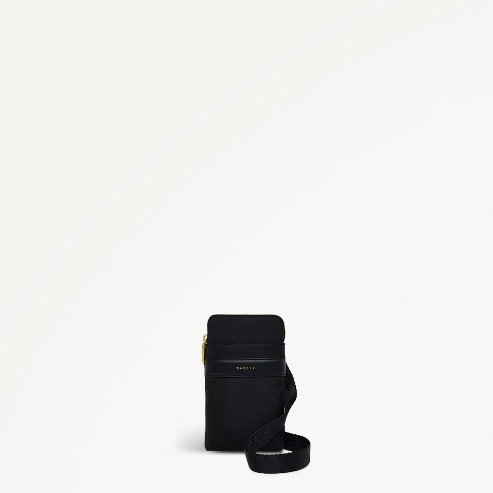 Women's | Radley London Holland Park - Medium Zip Around Phone Crossbody - Black