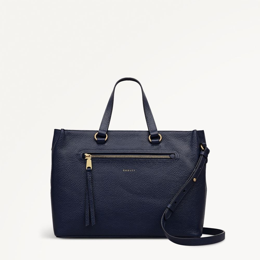 Women's | Radley London Pickwick - Medium Ziptop Grab - Ink