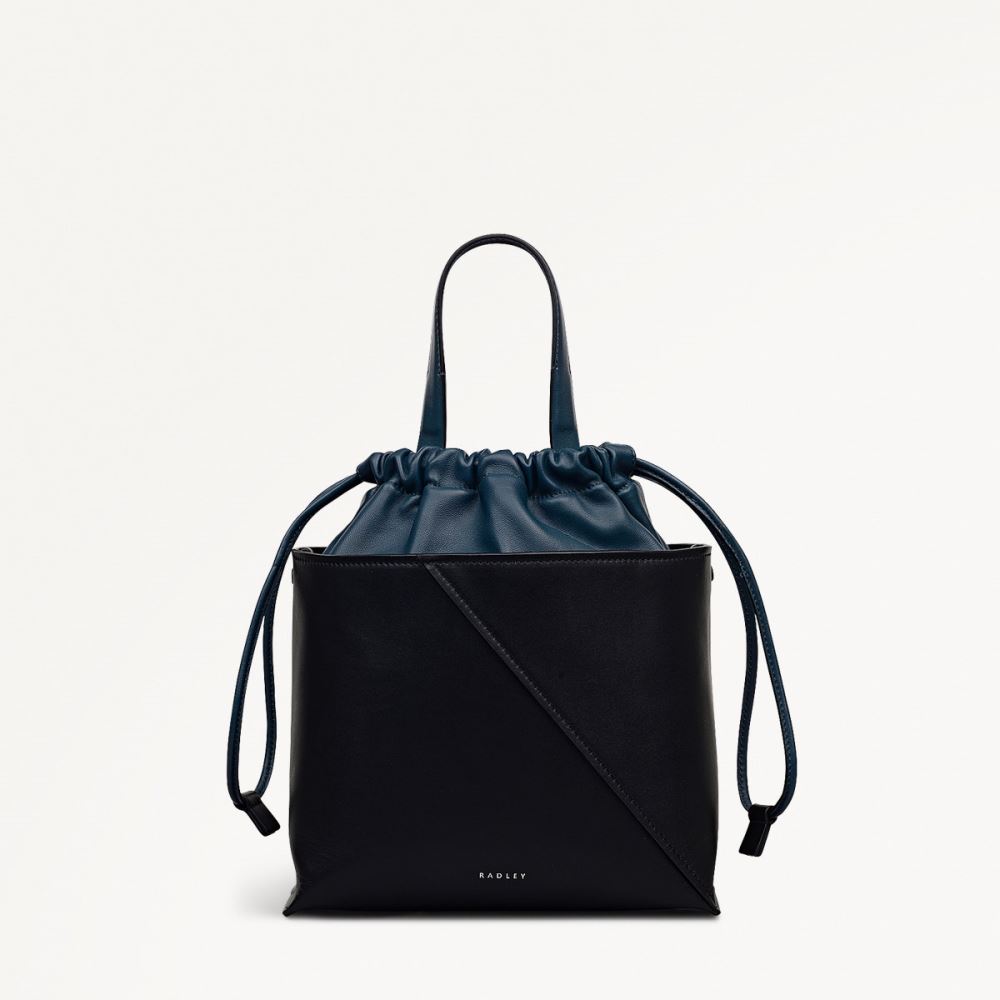 Women's | Radley London The Portobello - Small Drawstring Grab - Black