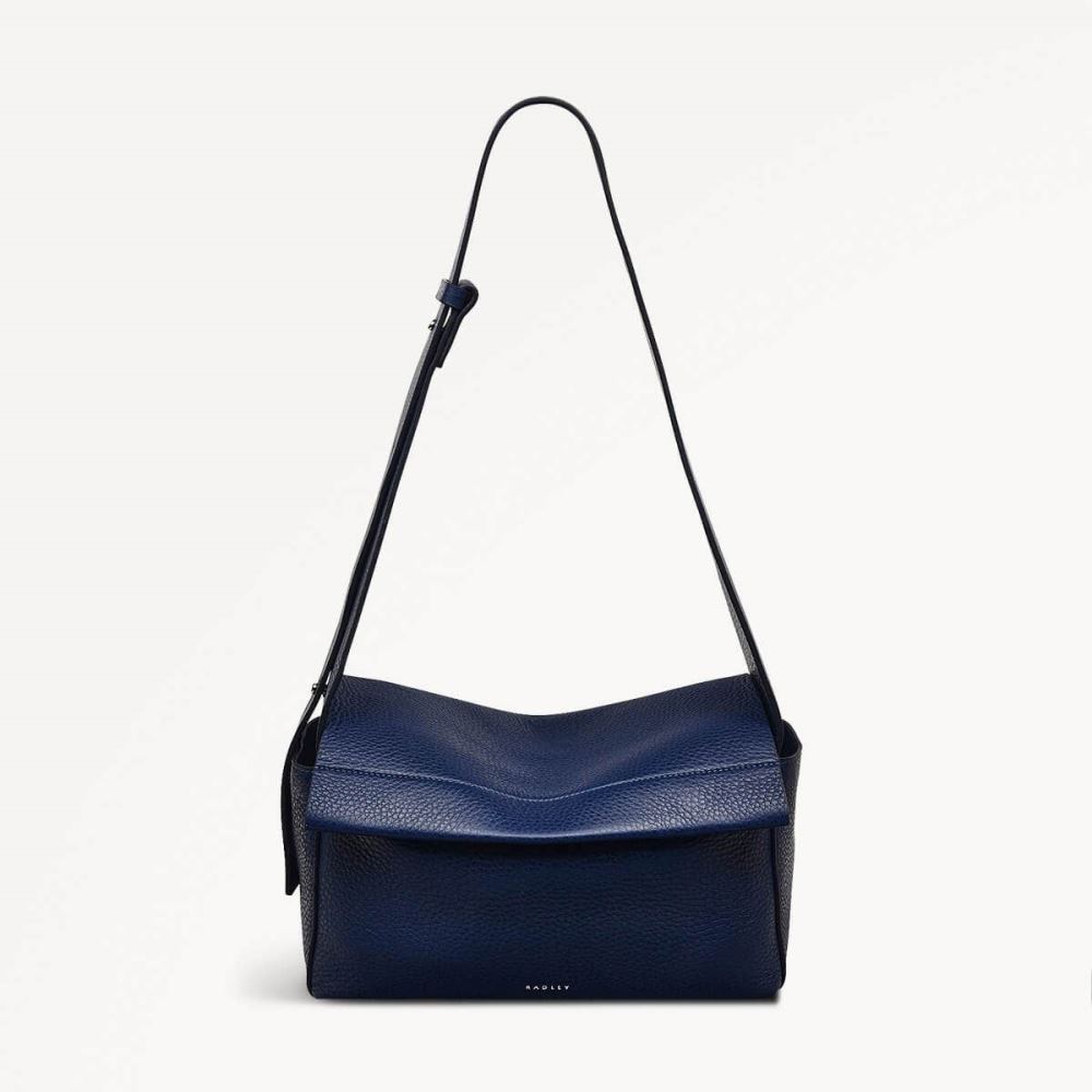 Women's | Radley London De Beauvoir - Medium Ziptop Shoulder - Evenfall