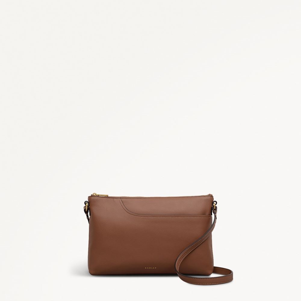 Women's | Radley London Pockets - Medium Ziptop EW Cross Body - Saddle