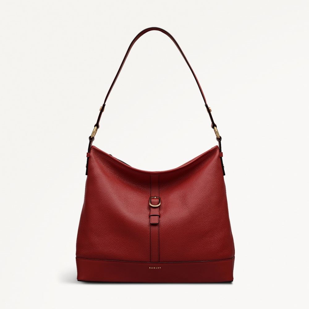 Women's | Radley London Ebury - Medium Ziptop Shoulder - Claret
