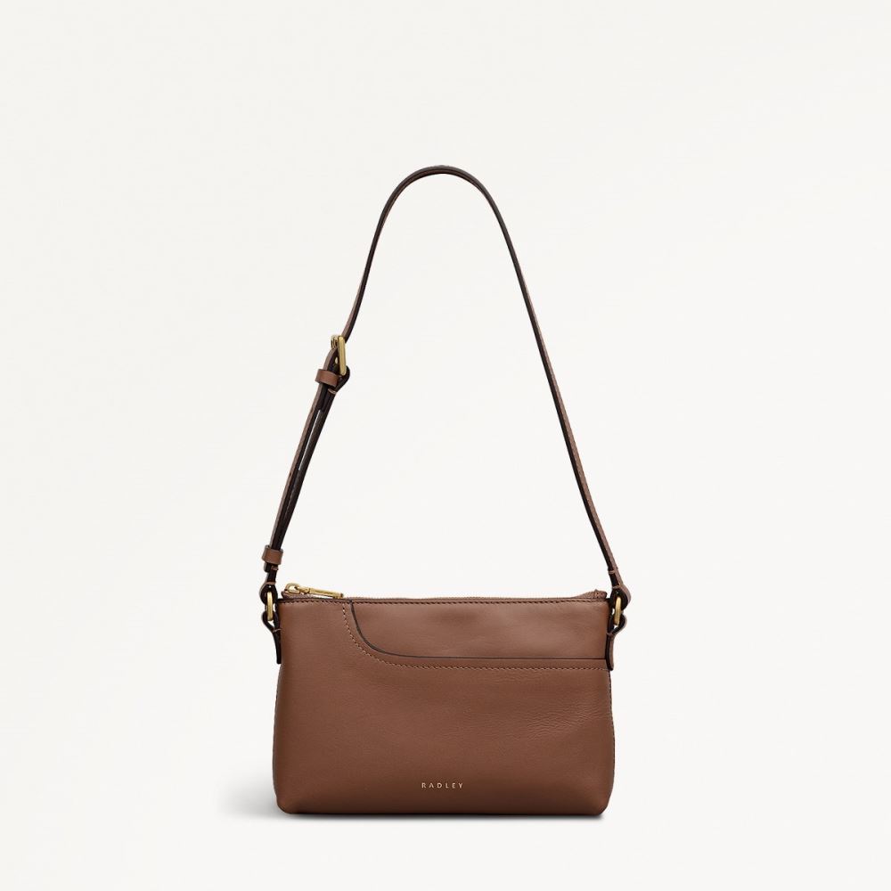 Women's | Radley London Pockets - Mini Ziptop Ew Shoulder - Saddle
