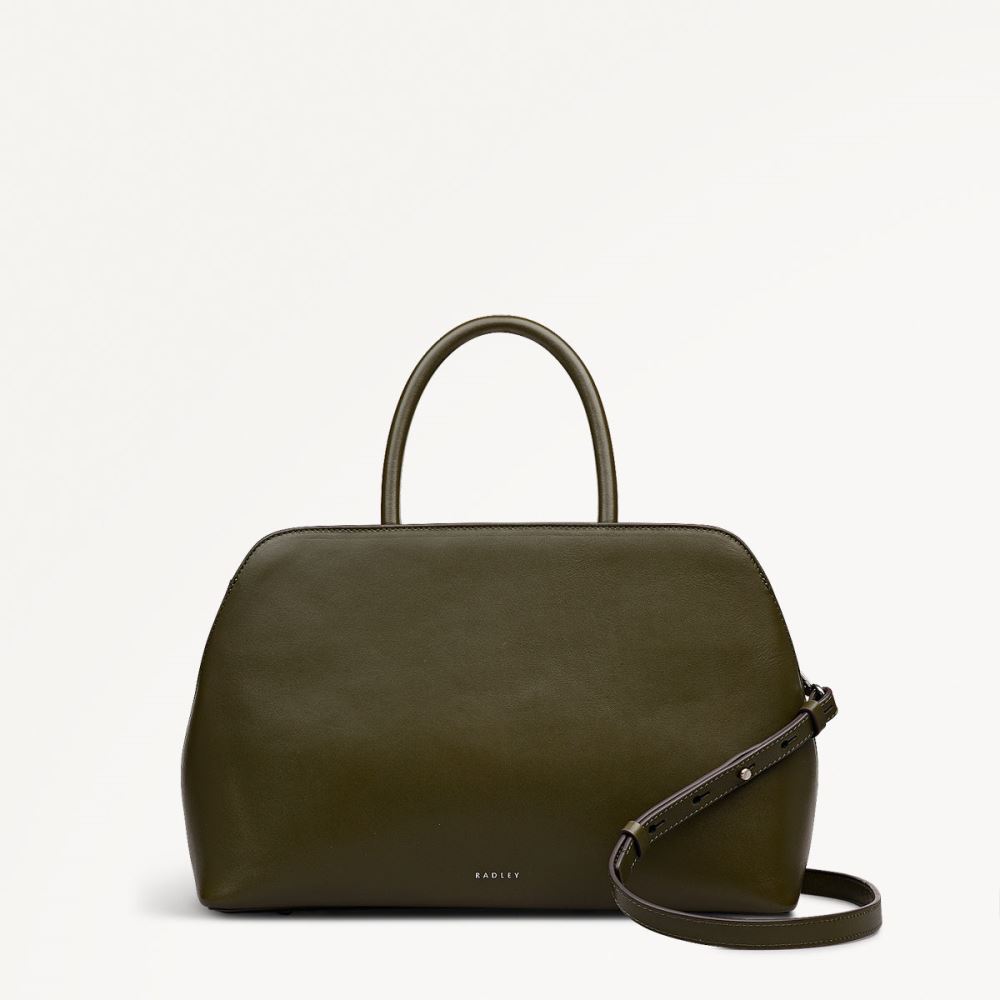 Women's | Radley London Liverpool Street - Medium Ziptop Grab - Pine Needle