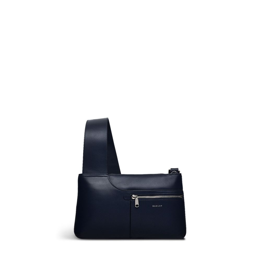 Women's | Radley London Pockets - Small Ziptop Crossbody - Ink