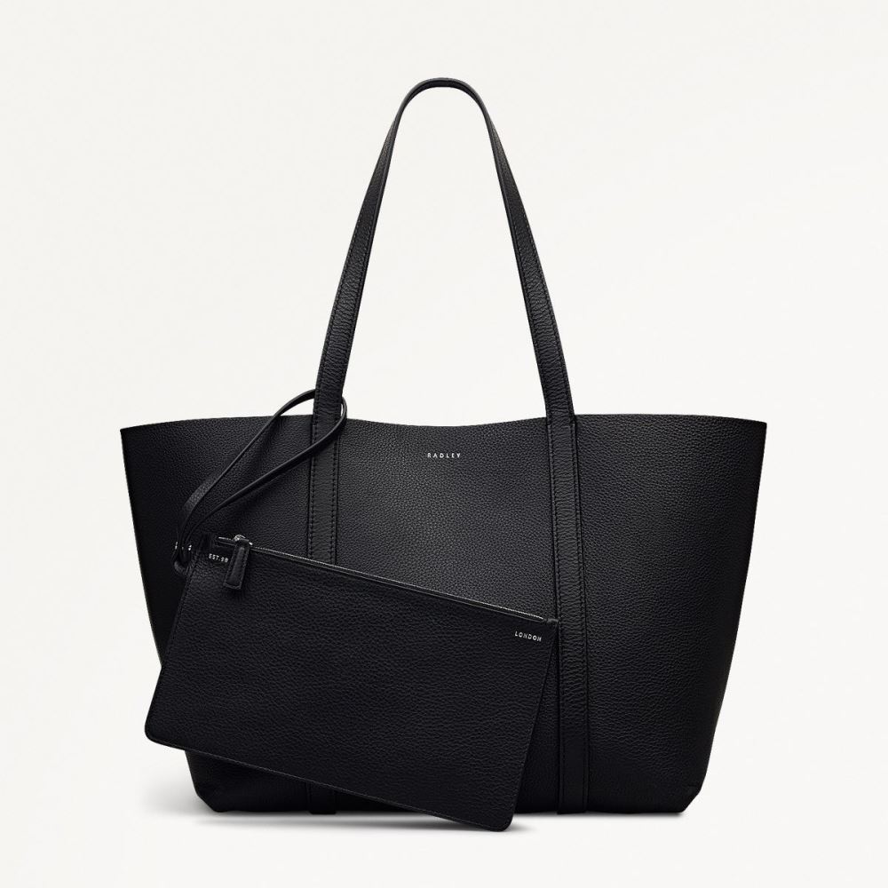 Women's | Radley London Hanbury Row - Large Open Top Tote - Black