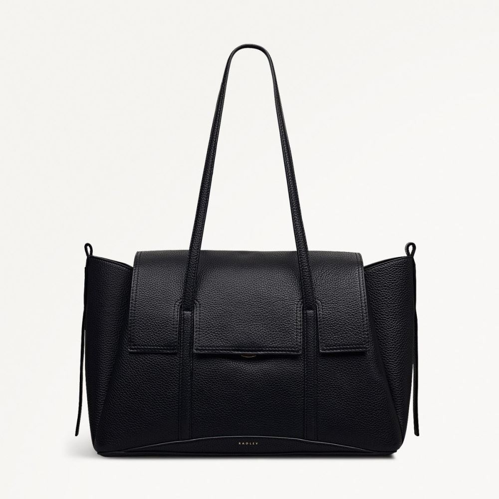 Women's | Radley London The Chancery - Large Flapover Shoulder - Black